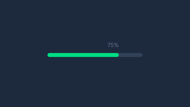 Progress preview