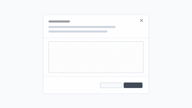 Modal preview